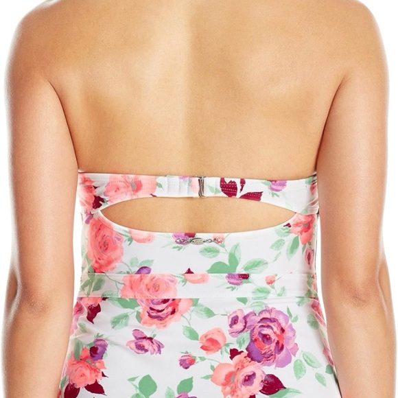 Betsy Johnson Prisoner of Love High Waste Two Piece Underwire Tankini - Picture 9 of 9